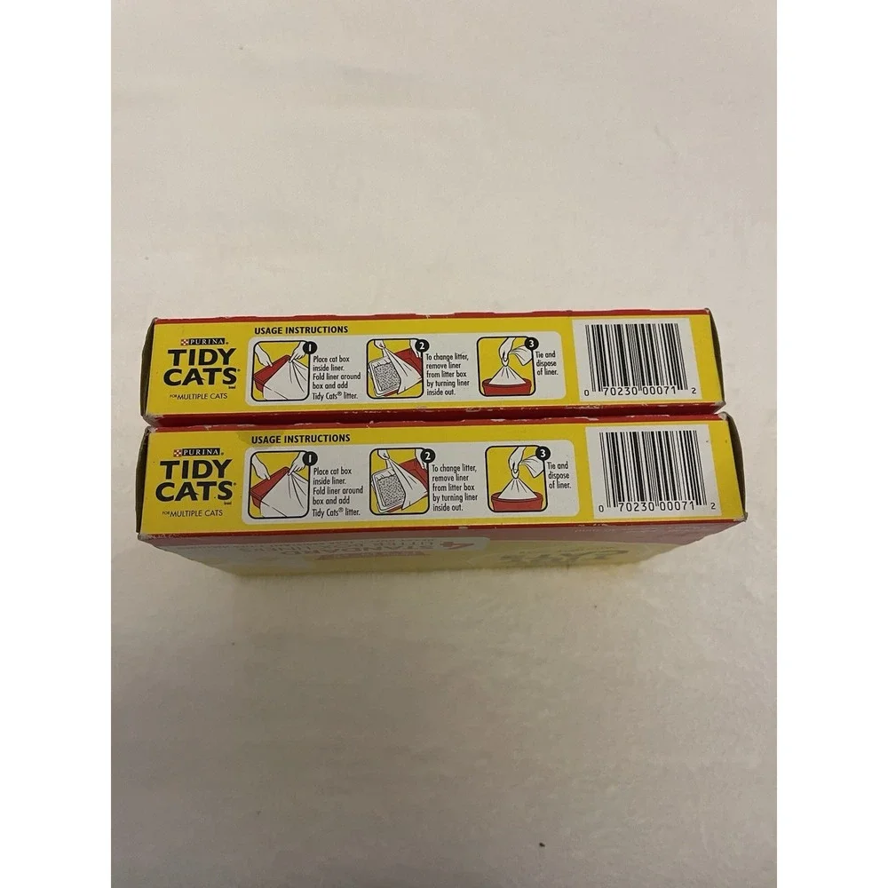 Purina Tidy‎ Cats Litter Box Liners Tear Resistant 2 Boxes New Discontinued